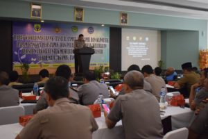 SINERGITAS BNNK CIANJUR, PEMKAB CIANJUR, TNI DAN POLRI DALAM PERCEPATAN PELAKSANAAN DESA/KELURAHAN BERSIH NARKOBA