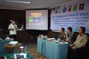 BNNK CIANJUR OPTIMALKAN TIM ASESMEN TERPADU SEBAGAI WUJUD SINERGITAS PENANGANAN KASUS NARKOTIKA DI KABUPATEN CIANJUR