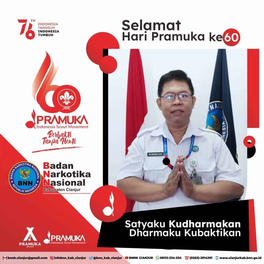 BNNK CIANJUR MENGUCAPKAN SELAMAT HARI PRAMUKA KE-60 SELAMAT HARI PRAMUKA KE-60