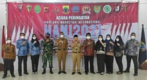 PUNCAK ACARA HARI ANTI NARKOTIKA INTERNASIONAL (HANI) TAHUN 2021