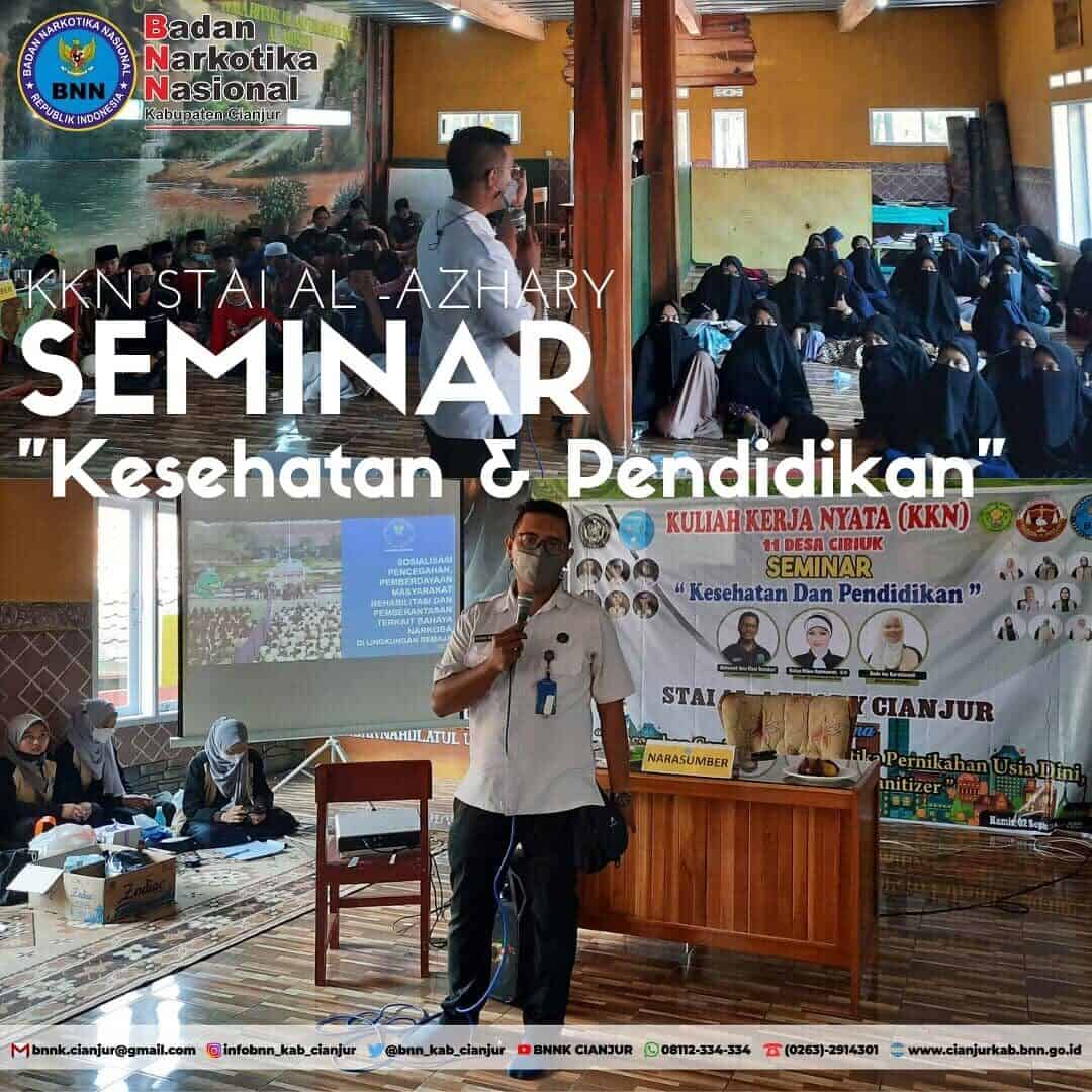 KEGIATAN SEMINAR "KESEHATAN DAN PENDIDIKAN" KKN STAI AL-AZHARY KEGIATAN SEMINAR “KESEHATAN DAN PENDIDIKAN” KKN STAI AL-AZHARY