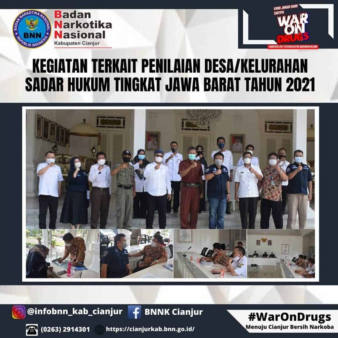 KEGIATAN PENILAIAN DESA/KELURAHAN SADAR HUKUM TINGKAT JAWA BARAT TAHUN 2021 Konsep Otomatis