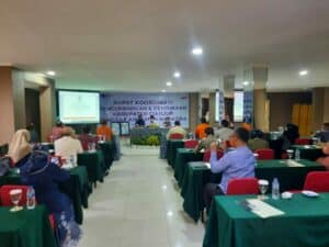 BNNK CIANJUR BERSAMA SELURUH OPD KABUPATEN CIANJUR MENGGELAR RAPAT KOORDINASI PEMBAHASAN RENCANA AKSI DAERAH DALAM UPAYA P4GN