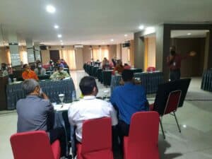 BNNK CIANJUR BERSAMA SELURUH OPD KABUPATEN CIANJUR MENGGELAR RAPAT KOORDINASI PEMBAHASAN RENCANA AKSI DAERAH DALAM UPAYA P4GN
