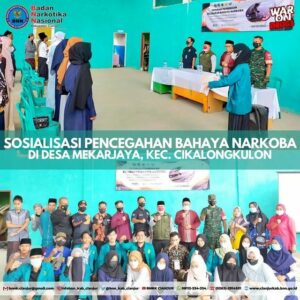 kegiatan Sosialisasi Pencegahan Bahaya Narkoba di Desa Mekarjaya, Kecamatan Cikalongkulon, Kabupaten Cianjur kegiatan Sosialisasi Pencegahan Bahaya Narkoba di Desa Mekarjaya, Kecamatan Cikalongkulon, Kabupaten Cianjur