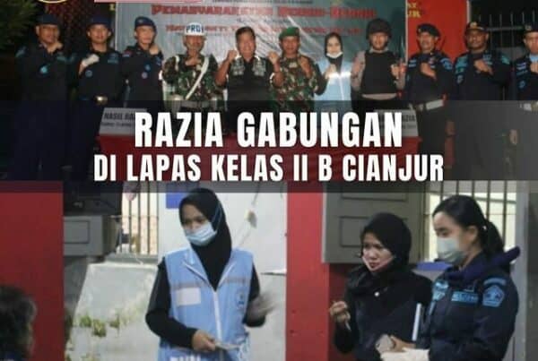 Razia Bersama dalam rangka peringatan Hari Bakti Pemasyarakatan ke – 58 tahun 2022 Lapas Kelas II B Cianjur Razia Bersama dalam rangka peringatan Hari Bakti Pemasyarakatan ke – 58 tahun 2022 Lapas Kelas II B Cianjur