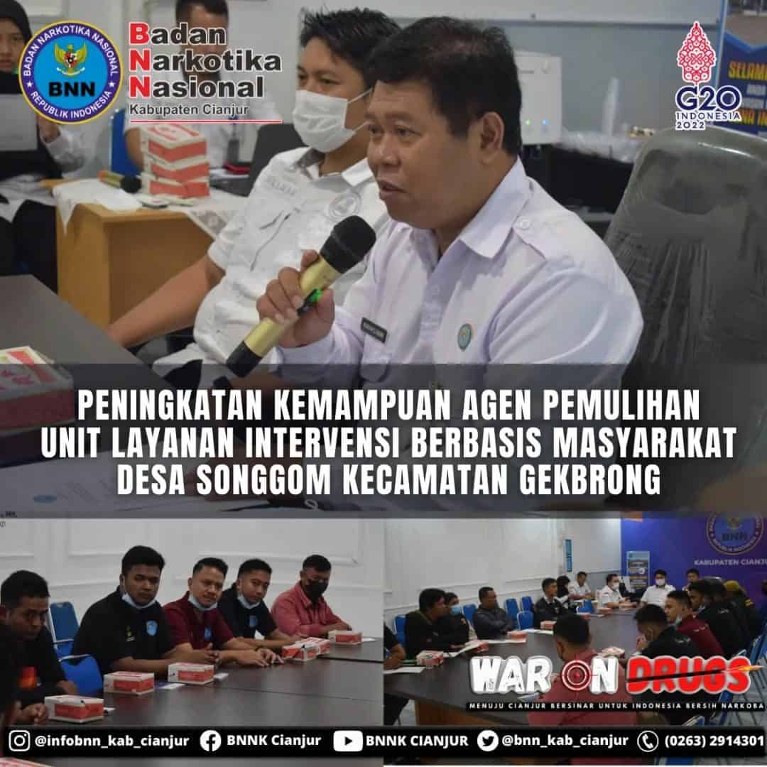 BNNK CIANJUR MELAKSANAKAN KEGIATAN PENINGKATAN KEMAMPUAN AGEN PEMULIHAN BNNK CIANJUR MELAKSANAKAN PENINGKATAN KEMAMPUAN AGEN PEMULIHAN
