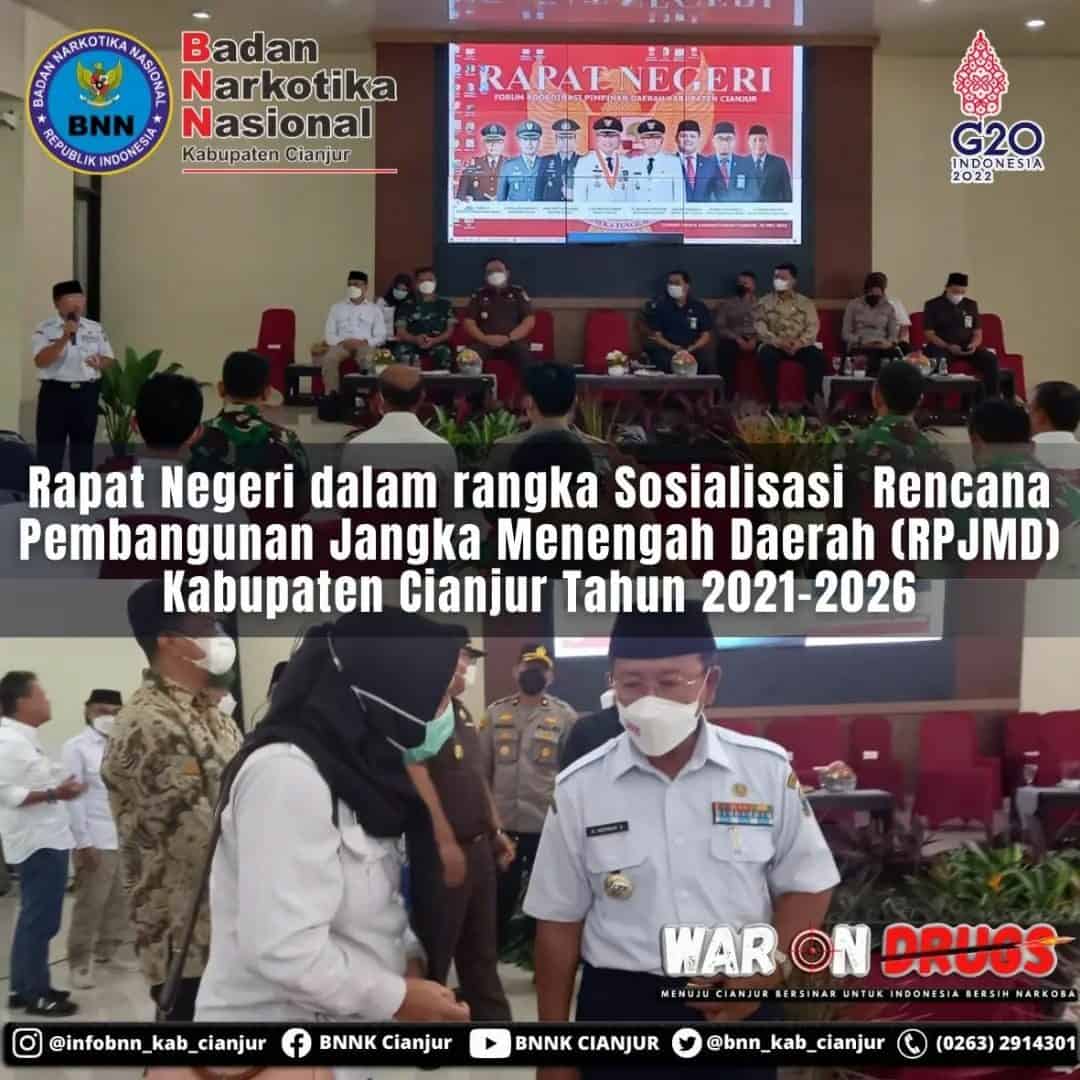 BNNK CIANJUR MENGHADIRI UNDANGAN RAPAT PEMBAHASAN RPJMD KABUPATEN CIANJUR BNNK CIANJUR MENGHADIRI UNDANGAN RAPAT PEMBAHASAN RPJMD KABUPATEN CIANJUR