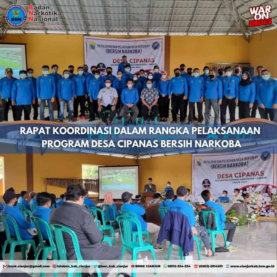 RAPAT KOORDINASI PELAKSANAAN PROGRAM DESA CIPANASA BERSIH NARKOBA RAPAT KOORDINASI PELAKSANAAN PROGRAM DESA CIPANASA BERSIH NARKOBA