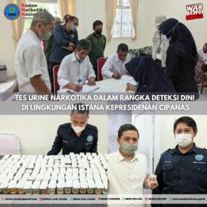 PENYELENGGARAAN KEGIATAN TEST URINE DI LINGKUNGAN ISTANA KEPRESIDENAN CIPANAS