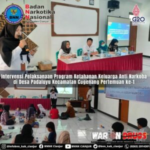 KEGIATAN INTERVENSI PELAKSANAAN PROGRAM KETAHANAN KELUARGA ANTI NARKOBA
