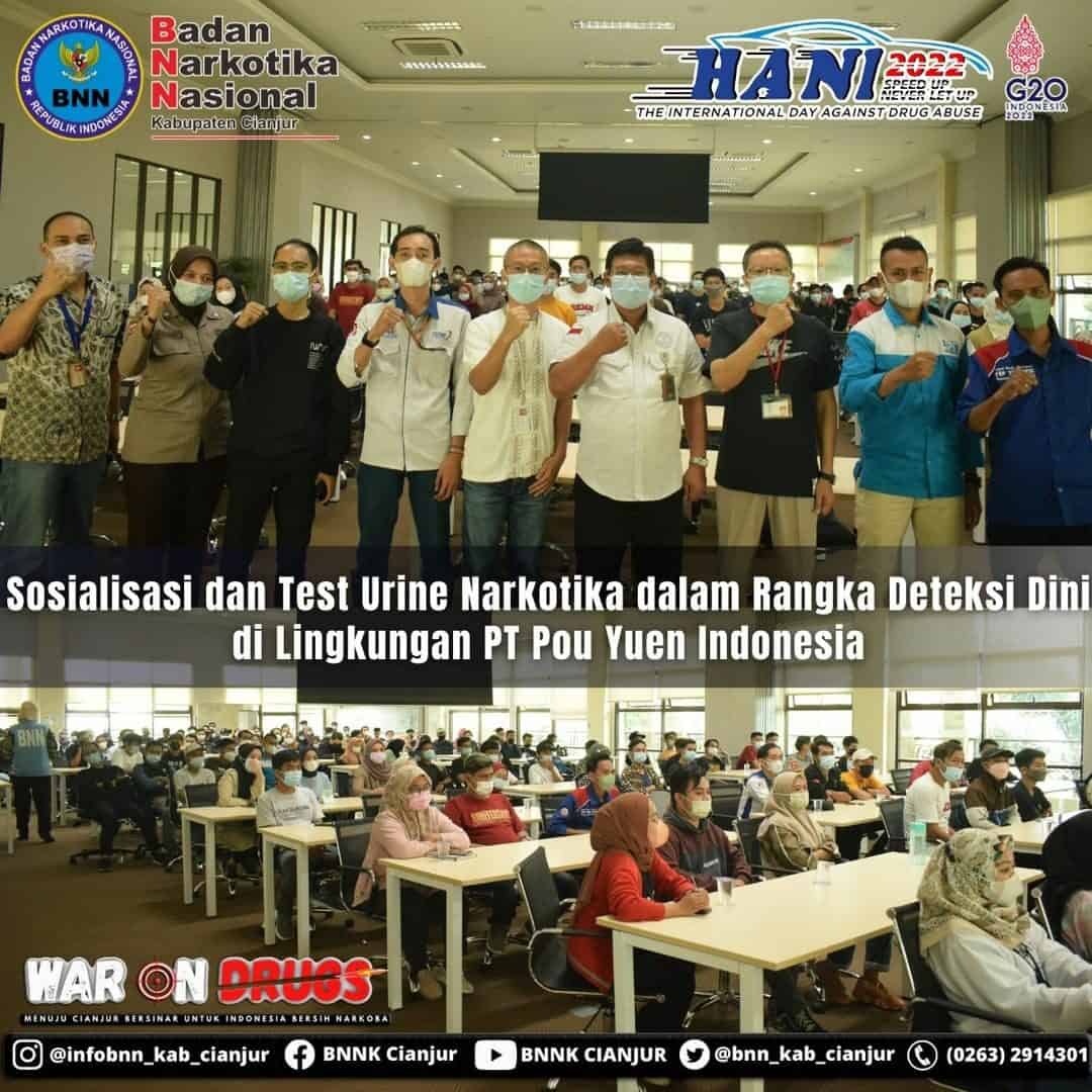 KEGIATAN INFORMASI DAN EDUKASI P4GN TERHADAP KARYAWAN PT. POU YUEN INDONESIA KEGIATAN INFORMASI DAN EDUKASI P4GN TERHADAP KARYAWAN PT. POU YUEN INDONESIA