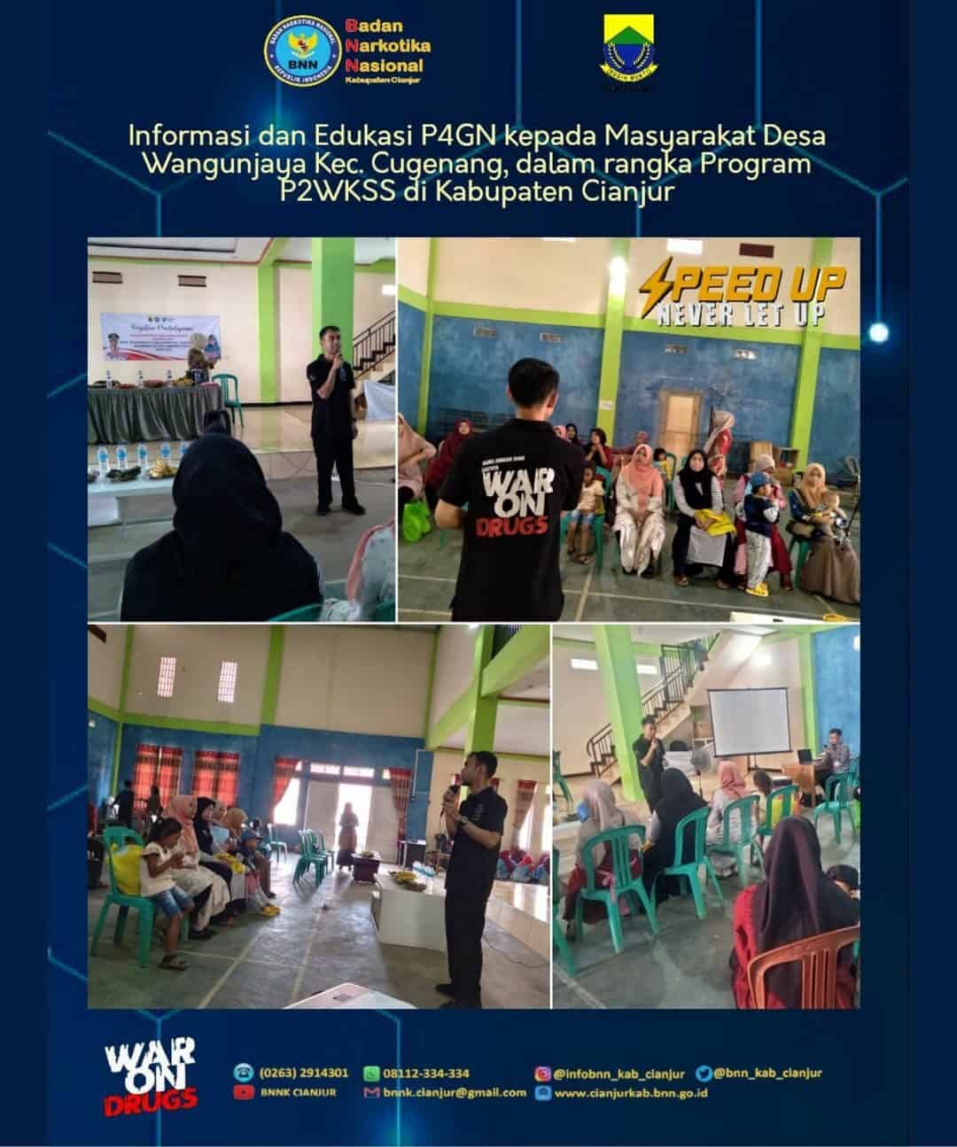 KEGIATAN INFORMASI DAN EDUKASI P4GN DI DESA WANGUNJAYA KEGIATAN INFORMASI DAN EDUKASI P4GN DI DESA WANGUNJAYA