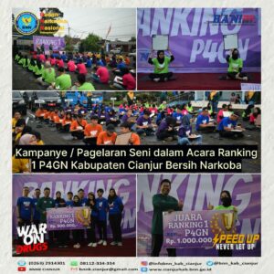 PERINGATAN HARI ANTI NARKOTIKA INTERNASIONAL (HANI) 2022 DI KABUPATEN CIANJUR