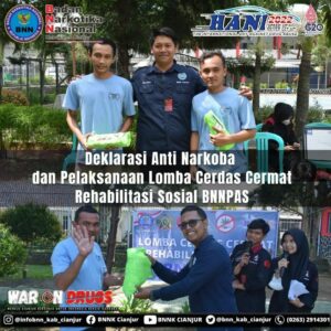 DEKLARASI ANTI NARKOBA DAN PELAKSANAAN LOMBA CERDAS CERMAT REHABIILITASI SOSIAL BNNPAS