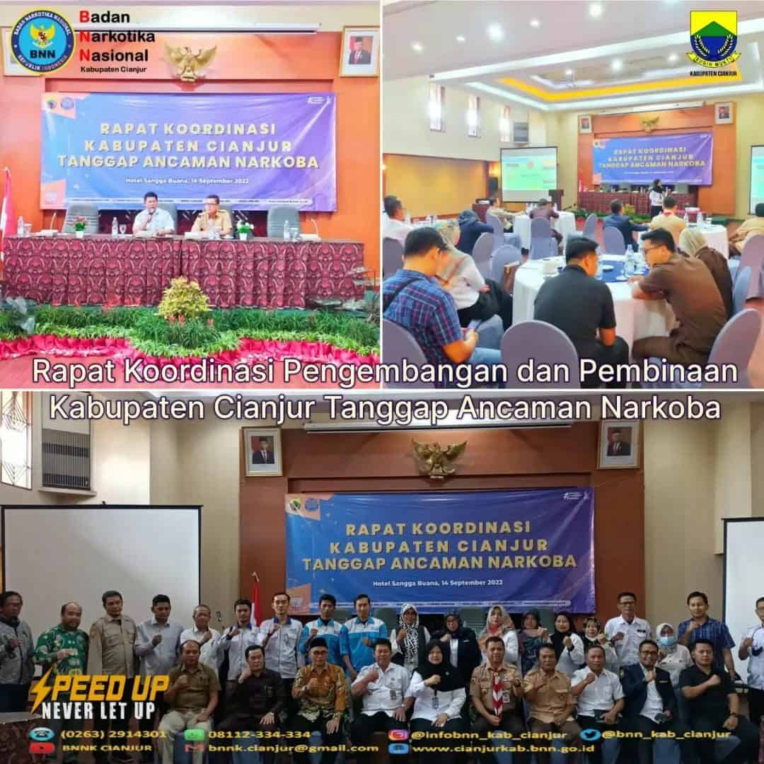 KEGIATAN RAPAT KOORDINASI PENGEMBANGAN DAN PEMBINAAN KABUPATEN/KOTA TANGGAP ANCAMAN NARKOBA KEGIATAN RAPAT KOORDINASI PENGEMBANGAN DAN PEMBINAAN KABUPATEN/KOTA TANGGAP ANCAMAN NARKOBA