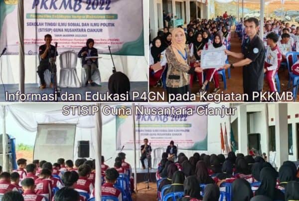 INFORMASI DAN EDUKASI P4GN PADA KEGIATAN PKKMB DI STISIP GUNA NUSANTARA CIANJUR