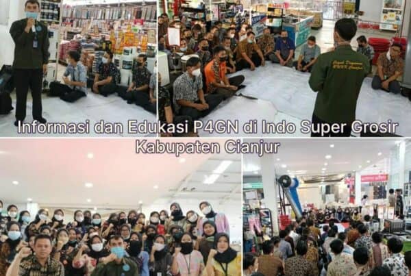 INFORMASI DAN EDUKASI P4GN KEPADA KARYAWAN INDO SUPER GROSIR KABUPATEN CIANJUR