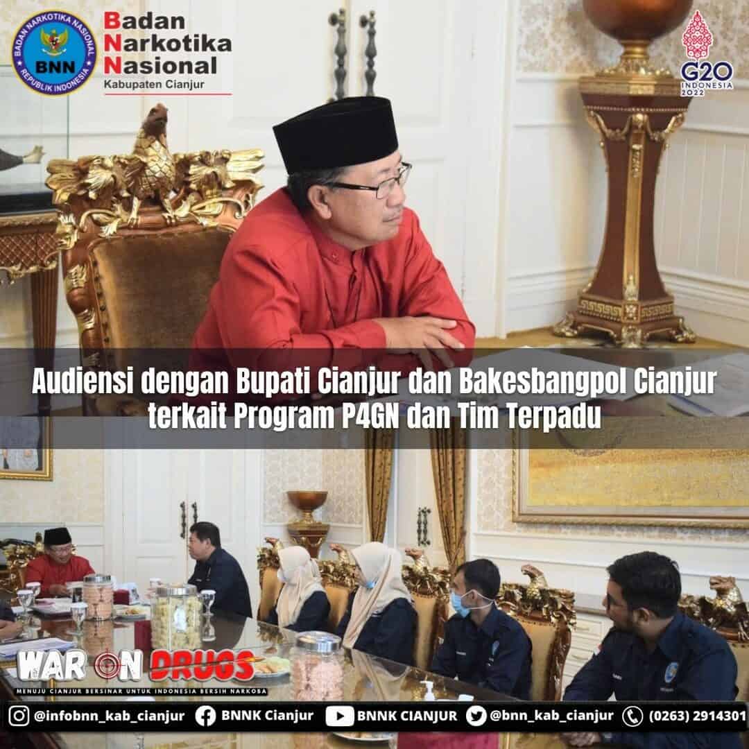 KEGIATAN AUDIENSI DENGAN BUPATI CIANJUR KEGIATAN AUDIENSI DENGAN BUPATI CIANJUR