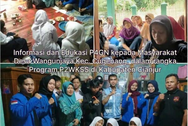 INFORMASI DAN EDUKASI P4GN KEPADA MASYARAKAT DESA WANGUNJAYA KECAMATAN CUGENANG