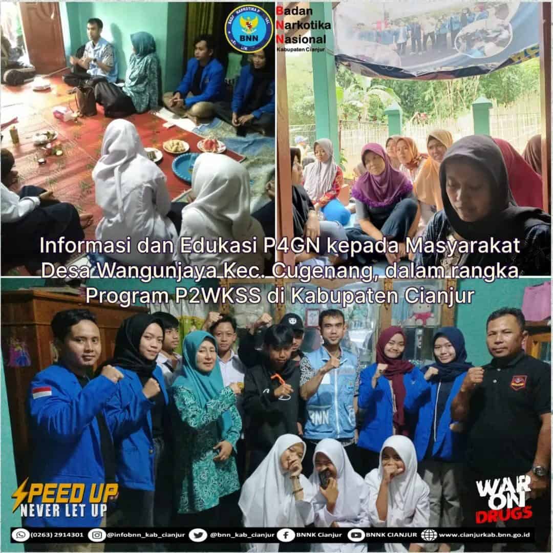 INFORMASI DAN EDUKASI P4GN KEPADA MASYARAKAT DESA WANGUNJAYA KECAMATAN CUGENANG INFORMASI DAN EDUKASI P4GN KEPADA MASYARAKAT DESA WANGUNJAYA KECAMATAN CUGENANG