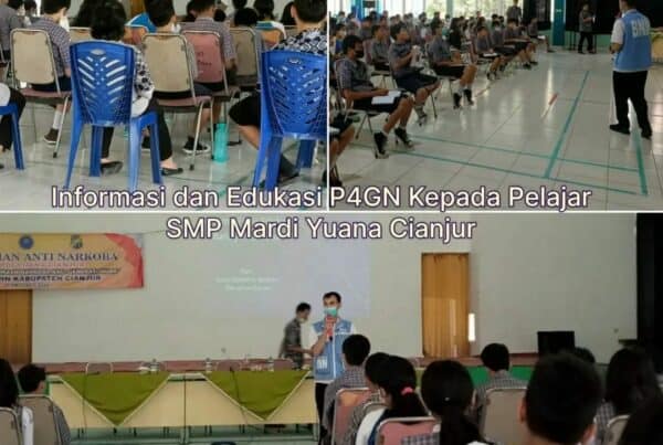 INFORMASI DAN EDUKASI P4GN KEPADA SISWA SMP MARDI YUANA CIANJUR