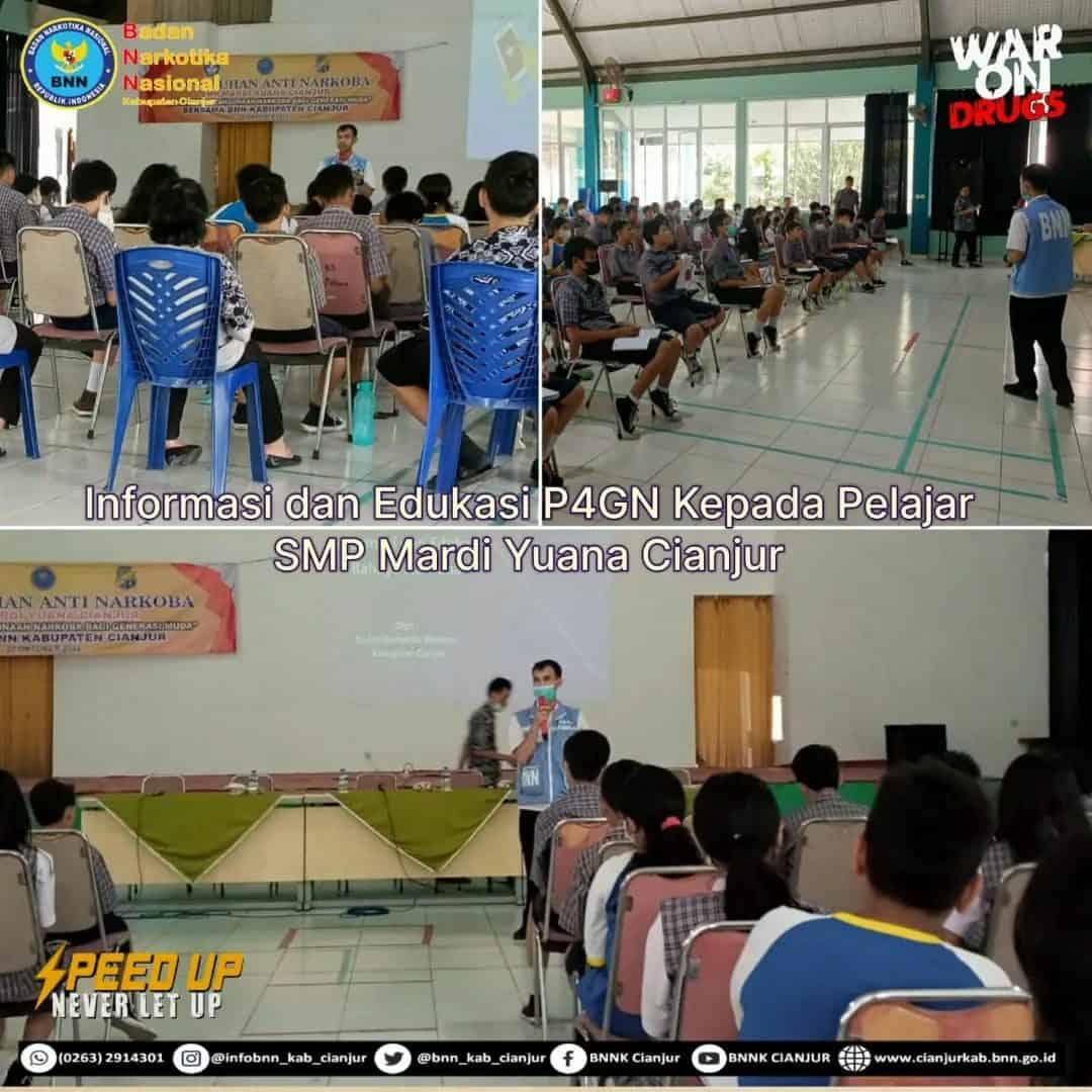 INFORMASI DAN EDUKASI P4GN KEPADA SISWA SMP MARDI YUANA CIANJUR INFORMASI DAN EDUKASI P4GN KEPADA SISWA SMP MARDI YUANA CIANJUR