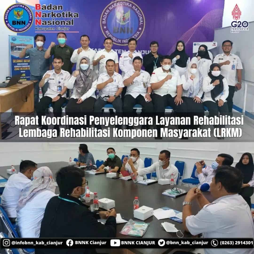 RAPAT KOORDINASI PENYELENGGARA LAYANAN REHABILITASI - LEMBAGA REHABILITASI KOMPONEN MASYARAKAT RAPAT KOORDINASI PENYELENGGARA LAYANAN REHABILITASI – LEMBAGA REHABILITASI KOMPONEN MASYARAKAT
