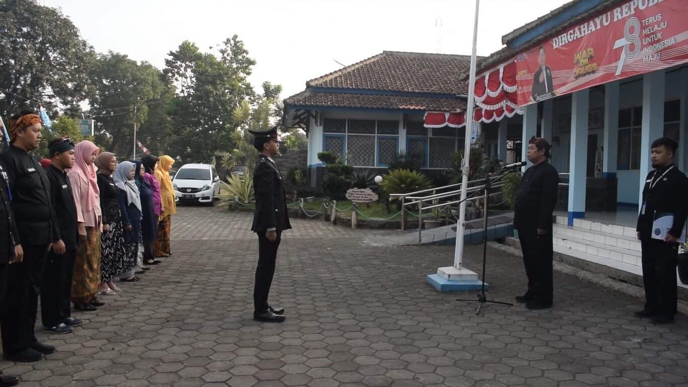 BNN KABUPATEN CIANJUR MEMPERINGATI HUT RI KE-78 DENGAN SEMANGAT "TERUS MELAJU UNTUK INDONESIA MAJU"