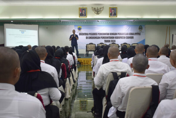 BNN KABUPATEN CIANJUR TEGASKAN KOMITMEN ASN BERSIH NARKOBA PADA KEGIATAN ORIENTASI PPPK PEMERINTAH DAERAH KABUPATEN CIANJUR