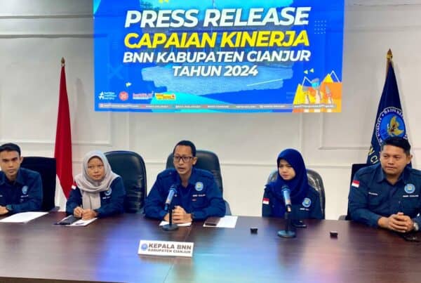 BNN KABUPATEN CIANJUR PERKUAT SINERGI PENANGANAN NARKOTIKA DI TAHUN 2024